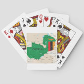 Karte der Spielkarten von Sambia (Rückseite)