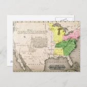 Karte der Staaten (Vorne/Hinten)