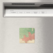 Karte der Staaten 2 Magnet (In Situ (Geschirrspüler))