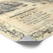 Karte der Staaten Poster (Ecke)