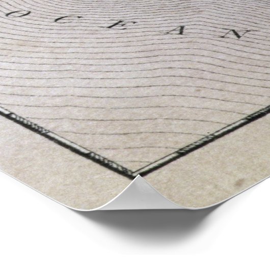 Karte der Staaten Poster (Ecke)