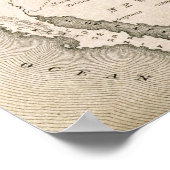 Karte der Staaten Poster (Ecke)