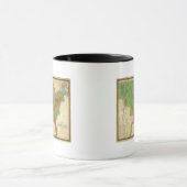 Karte der Staaten Tasse (Zentrum)
