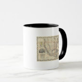 Karte der Staaten Tasse (VorderseiteRechts)