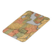 Karte der Staaten und Kanadas Magnet (Linke Seite)