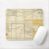 Karte der Staaten von Kansas und Texas Mousepad (Mit Mouse)