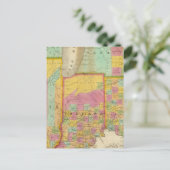 Karte der Staaten von Ohio Indiana & Illinois (Stehend Vorderseite)