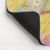 Karte der Staaten von Ohio Indiana & Illinois Mousepad (Ecke)