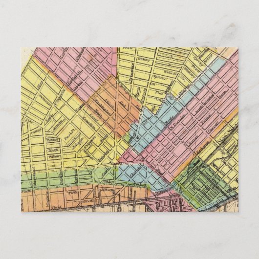 Karte der Stadt Buffalo (Vorderseite)