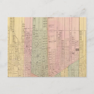 Karte der Stadt Detroit