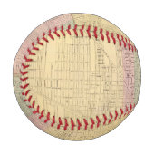 Karte der Stadt Detroit Baseball (Vorderseite Links)