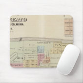 Karte der Stadt Mankato, Minnesota Mousepad (Mit Mouse)