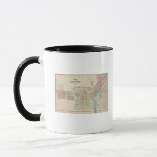 Karte der Stadt Mankato, Minnesota Tasse