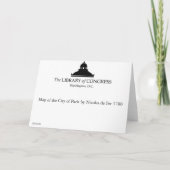 Karte der Stadt von Paris durch Nicolas de Fer (Rückseite)