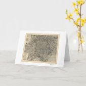 Karte der Stadt von Paris durch Nicolas de Fer (Gelbe Blume)