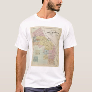 Karte der Stadt von St.-Wolke, Minnesota T-Shirt