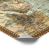 Karte der Stereotypen - Asien Poster (Ecke)