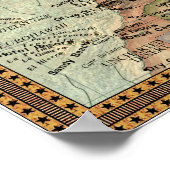 Karte der Stereotypen - Europa Poster (Ecke)