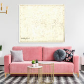 Karte der Sternbilder 2 Leinwanddruck (Insitu (Wohnzimmer))