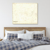 Karte der Sternbilder 2 Leinwanddruck (Insitu (Schlafzimmer))