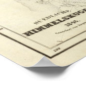 Karte der Sternbilder 2 Poster (Ecke)