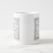 Karte der Sternbilder XIV Jumbo-Tasse (Vorderseite)