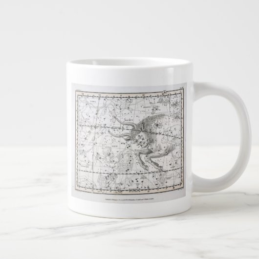Karte der Sternbilder XIV Jumbo-Tasse (Rechts)