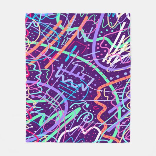 Karte der Sterne Fleecedecke (Vorderseite)