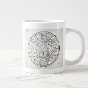 Karte der Südhalbkugel XXVIII Jumbo-Tasse