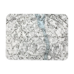 Karte der südliche Hemisphäre-Platte XXVIII Magnet