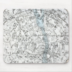 Karte der südliche Hemisphäre-Platte XXVIII Mousepad