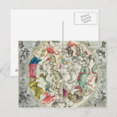 Karte der südlichen Hemisphäre (Vorne/Hinten)