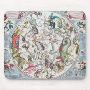 Karte der südlichen Hemisphäre 2 Mousepad