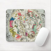 Karte der südlichen Hemisphäre Mousepad (Mit Mouse)