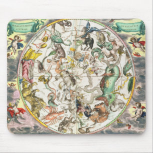 Karte der südlichen Hemisphäre, 'vom Celestia Mousepad