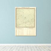 Karte der Südpolarregion Leinwanddruck (Insitu (Holzboden))