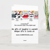 Karte der TAG der MUTTER (Rückseite)