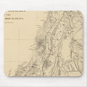 Karte der Teile von Utah Mousepad