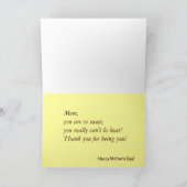 Karte der Trauer-Mantel-Schmetterlings-Mutter (Innenseite)