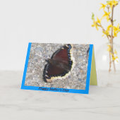 Karte der Trauer-Mantel-Schmetterlings-Mutter (Gelbe Blume)