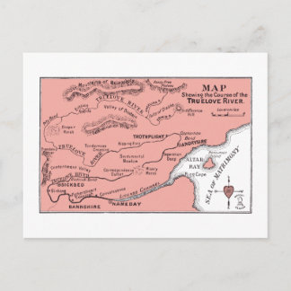 Karte der Truelove River Postcard