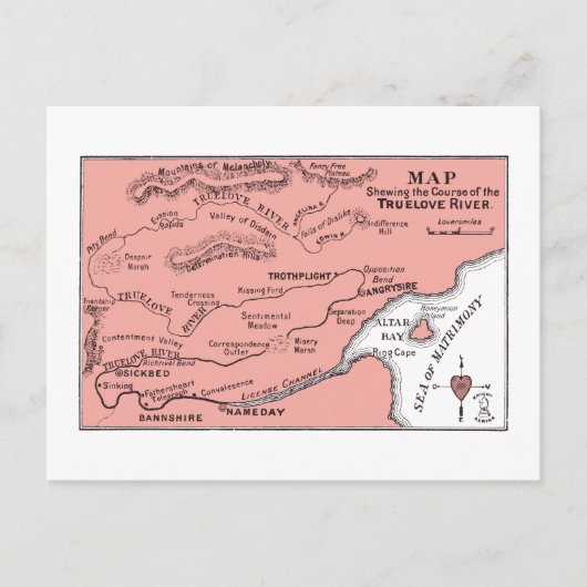 Karte der Truelove River Postcard (Vorderseite)