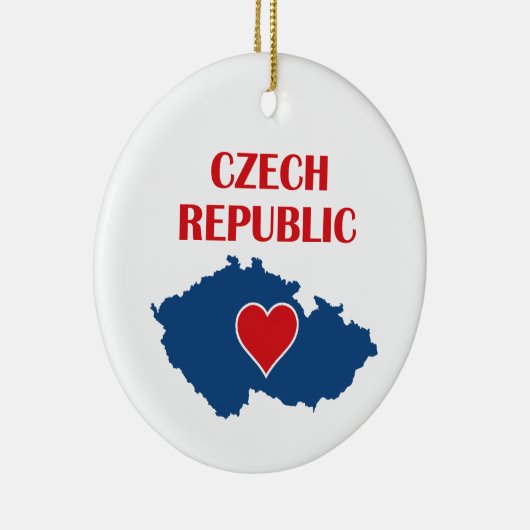 Karte der Tschechischen Republik Keramik Ornament (Rechts)