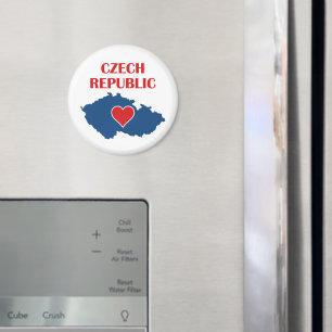 Karte der Tschechischen Republik Magnet