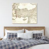 Karte der Türkei Leinwanddruck (Insitu (Schlafzimmer))