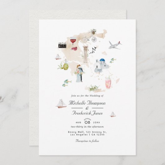 Karte der UAWG des griechischen QR-Kodex (Vorne/Hinten)