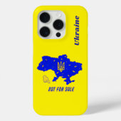 Karte der Ukraine Case-Mate iPhone Hülle (Rückseite)