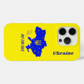 Karte der Ukraine Case-Mate iPhone Hülle (Rückseite (Horizontal))