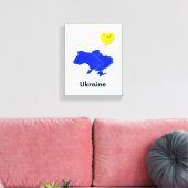 Karte der Ukraine Leinwanddruck (Insitu (Wohnzimmer))