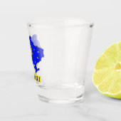 Karte der Ukraine Schnapsglas (Rechts)